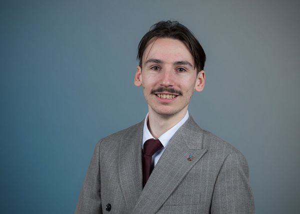 Photo : Eliott Viviant-Sauger, vice-président étudiant © Gautier Dufau