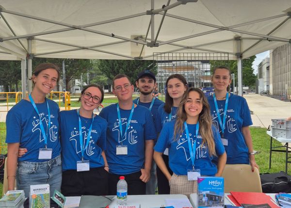 Photo :
L'équipe d'étudiants relais des BVE ©université de Bordeaux